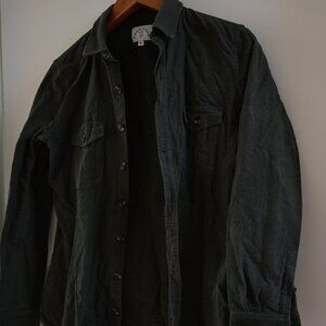 Kirrin Finch Ginsburg olive green shirt jacket size M